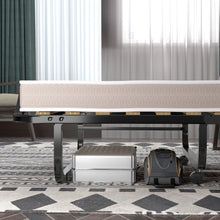 Load image into Gallery viewer, Folding Bed with 10 cm Memory Foam Mattress and Wheels