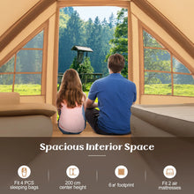 Load image into Gallery viewer, 4-6 People Inflatable Camping Tent for Family Camping