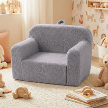 Load image into Gallery viewer, Kids Reading Sofa with Soft Fleece Fabric Cover
