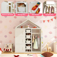 Load image into Gallery viewer, Kids Costume Storage Closet with Storage Bin