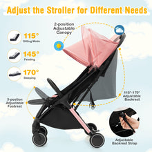 Load image into Gallery viewer, Lightweight Baby Stroller with Detachable Seat Cover