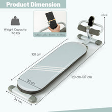 Load image into Gallery viewer, Multifunctional Sit Up Bench with 3 Gear Adjustable Angles and Length