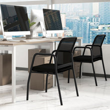 Load image into Gallery viewer, Office Guest Chairs with Ergonomic Mesh Backrest and Cushioned Seat