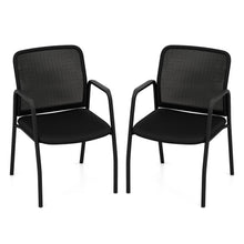 Load image into Gallery viewer, Office Guest Chairs with Ergonomic Mesh Backrest and Cushioned Seat