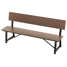 Load image into Gallery viewer, Outdoor Garden Bench with Weatherproof HDPE Backrest and Seat
