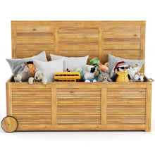 Load image into Gallery viewer, Outdoor Storage Box with 2 Wheels for Patio