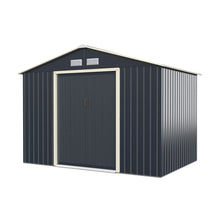 Load image into Gallery viewer, Outdoor Storage Shed with 4 Vents and Double Sliding Door