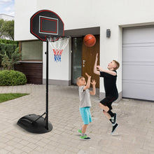 Load image into Gallery viewer, 1.67 m-2.28 m Portable Basketball Hoop System with Anti-Rust Stand