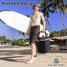 Load image into Gallery viewer, Portable Cooler Side Table with Handle and Bottle Opener