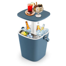 Load image into Gallery viewer, Portable Cooler Side Table with Handle and Bottle Opener