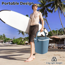 Load image into Gallery viewer, Portable Cooler Side Table with Handle and Bottle Opener