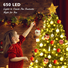 Load image into Gallery viewer, Pre-Lit Christmas Tree with LED Lights with 8 Lighting Modes