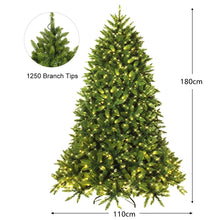 Load image into Gallery viewer, Pre-Lit Christmas Tree with LED Lights with 8 Lighting Modes