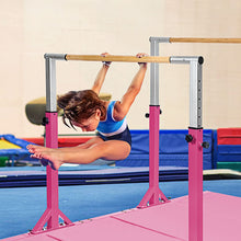 Load image into Gallery viewer, Kids Parallel Gymnastics Bar with Adjustable Width and 11-Level Heights