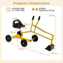 Load image into Gallery viewer, Sandbox Toy Digger with 2-Handed Controls for 3+ Years Old