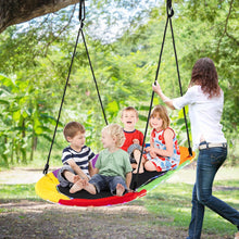 Load image into Gallery viewer, 150 cm Saucer Swing with LED Lights and Adjustable Ropes