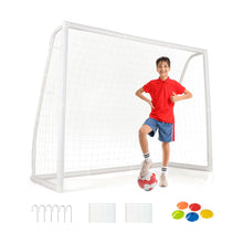 Load image into Gallery viewer, Adjustable Soccer Goal Football Training Equipment with 5 Soccer Training Cones