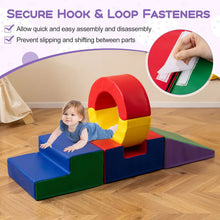 Load image into Gallery viewer, 5 Pieces Soft Play Climb and Crawl Playset for 12 Month+ Toddlers