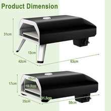 Load image into Gallery viewer, Stainless Steel Pizza Maker with Accessories Set and Storage Bag