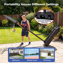 Load image into Gallery viewer, Stepless Adjustable Basketball Hoop with Stable Weighted Base