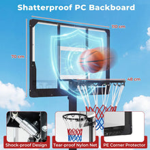 Load image into Gallery viewer, Stepless Adjustable Basketball Hoop with Stable Weighted Base