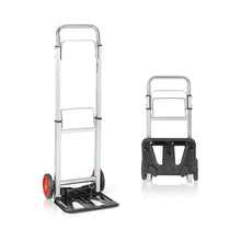 Load image into Gallery viewer, Aluminium Sack Truck Barrow with Adjustable Handle for Moving Shopping Travel