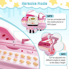 Load image into Gallery viewer, 31 Keys Kids Portable Multifunctional Toy Piano with Microphone
