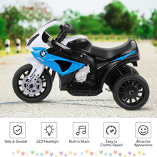 Load image into Gallery viewer, 6V Kids Ride on Motorcycle with Training Wheels and Head Light