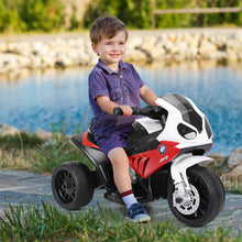 Load image into Gallery viewer, 6V Kids Ride on Motorcycle with Training Wheels and Head Light