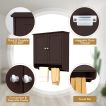 Load image into Gallery viewer, Wall Mounted Bathroom Cabinet with Adjustable Shelf