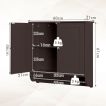Load image into Gallery viewer, Wall Mounted Bathroom Cabinet with Adjustable Shelf