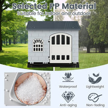 Load image into Gallery viewer, Weatherproof Pet Shelter with Removable Toilet Tray