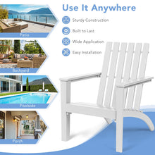 Load image into Gallery viewer, Wood Adirondack Chair with Solid Acacia Wood and 160KG Weight Capacity