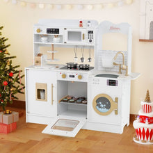 Load image into Gallery viewer, Wooden Chef Play Kitchen with 25 Accessories for kids