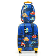 Load image into Gallery viewer, 2 Pieces Kids Luggage Set with Backpack and Suitcase for Travel