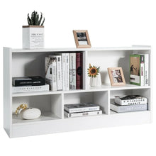 Load image into Gallery viewer, 5-Cubby Wooden Kids Storage Shelf Unit