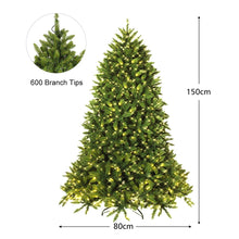 Load image into Gallery viewer, Pre-Lit Christmas Tree with LED Lights with 8 Lighting Modes