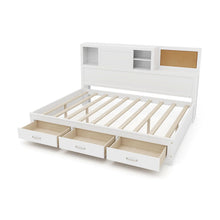 Load image into Gallery viewer, Double Daybed Frame with 3 Storage Drawers