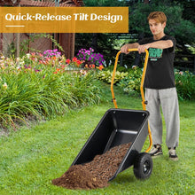 Load image into Gallery viewer, Heavy-Duty Garden Utility Cart with Pneumatic Tires
