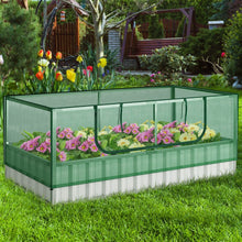Load image into Gallery viewer, 174 x 90 x 70 cm Galvanized Raised Garden Bed with Cover