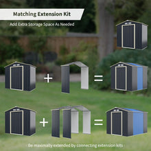 Load image into Gallery viewer, Outdoor Storage Shed Extension Kit for 195 cm Shed Width