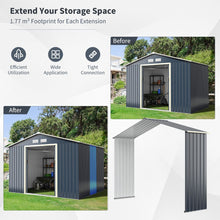 Load image into Gallery viewer, Outdoor Storage Shed Extension Kit for 203 cm Shed Width