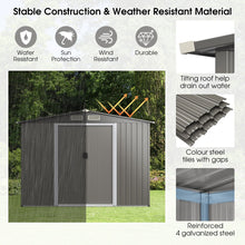 Load image into Gallery viewer, Outdoor Storage Shed with Foundation for Garden Yard