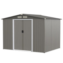 Load image into Gallery viewer, Outdoor Storage Shed with Foundation for Garden Yard