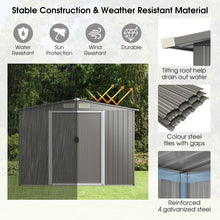 Load image into Gallery viewer, Outdoor Storage Shed with Foundation for Garden Yard