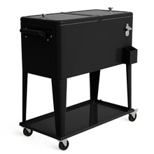 Load image into Gallery viewer, 76 litre Outdoor Ice Rolling Cooler Cart