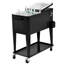Load image into Gallery viewer, 76 litre Outdoor Ice Rolling Cooler Cart