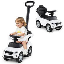 Load image into Gallery viewer, 3-in-1 Push Car for Toddlers with Removable Handle Licensed Land Rover Discovery