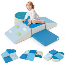 Load image into Gallery viewer, 6 Piece Foam Climbing Toys for Toddlers with PU Leather Cover