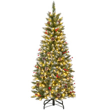 Load image into Gallery viewer, Artificial Christmas Tree with Branch Tips and Natural Pine Cones